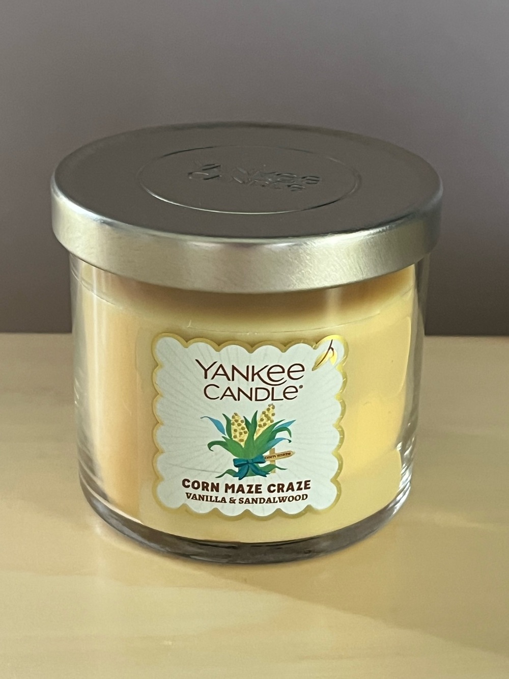 New Yankee Candle Corn Maze Craze Small Tumbler Candle